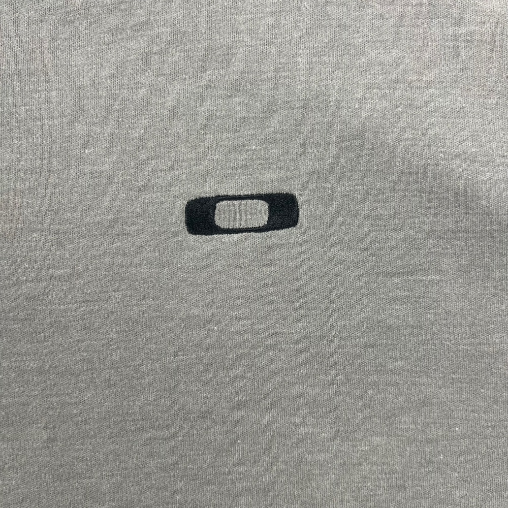Oakley Mens XXL Gray Short Sleeve Polo Shirt Cotton Blend Active Golf Top - Picture 3 of 9